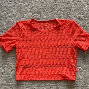 Lululemon Sweat Your Heart Out Mesh Crop - 4